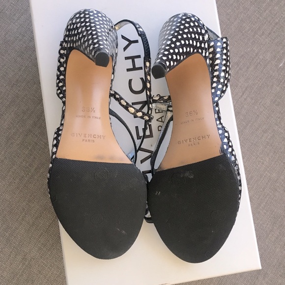 Givenchy strapping black and white sandal - Picture 5 of 7